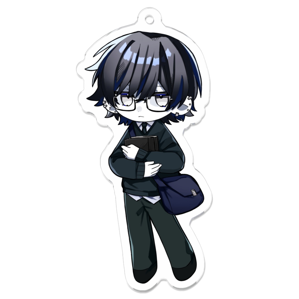 【アクリルキーホルダー】眼鏡くん