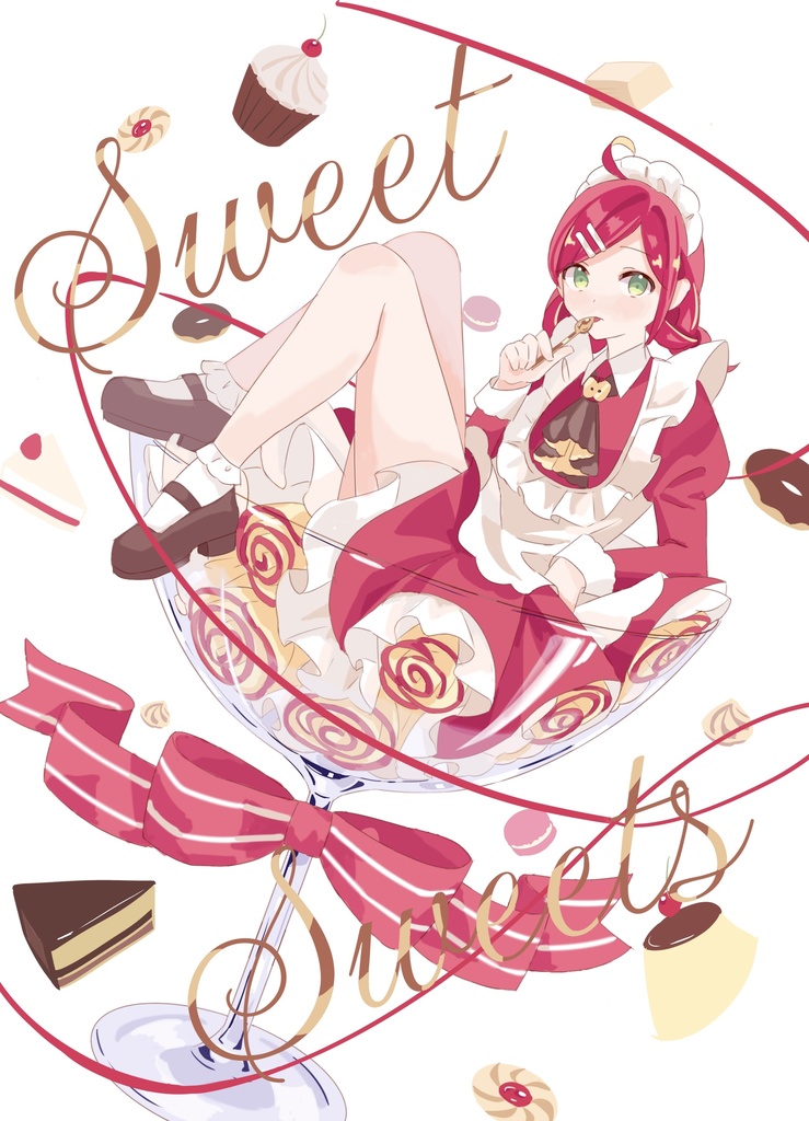 スイーツイラスト本