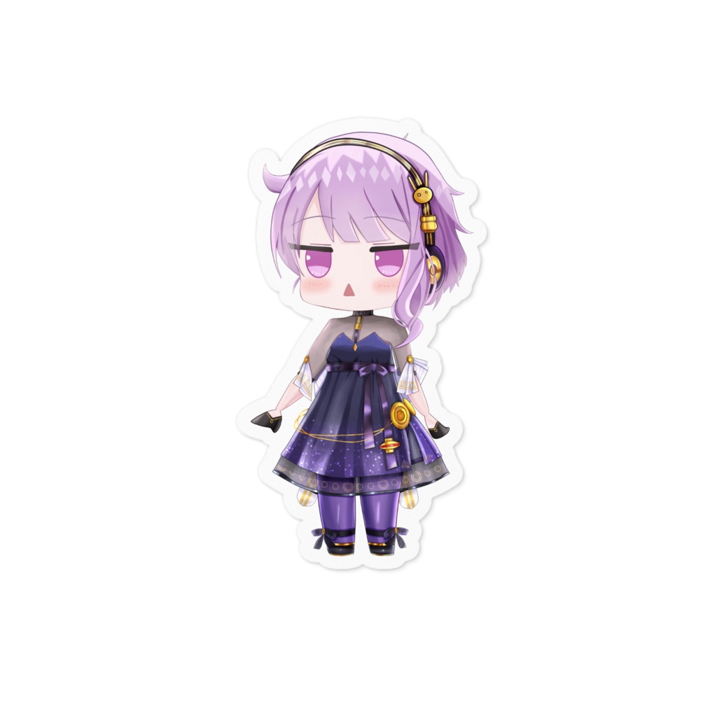 結月ゆかり　ステッカー　