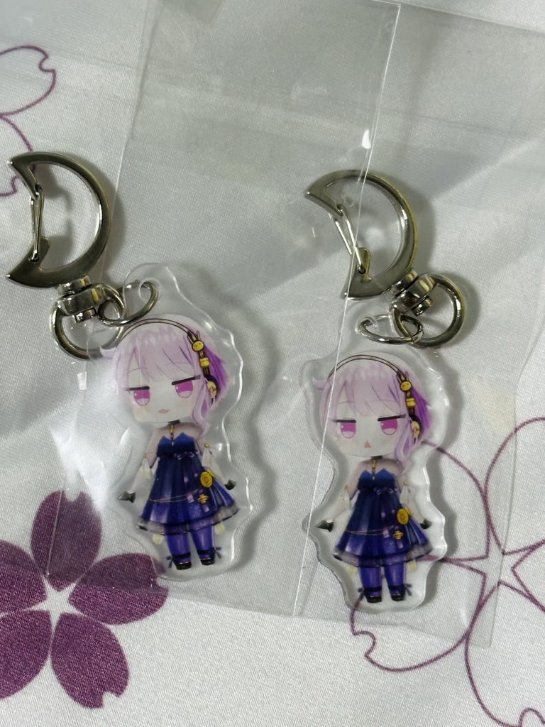 結月ゆかり麗　アクリルキーホルダー笑顔