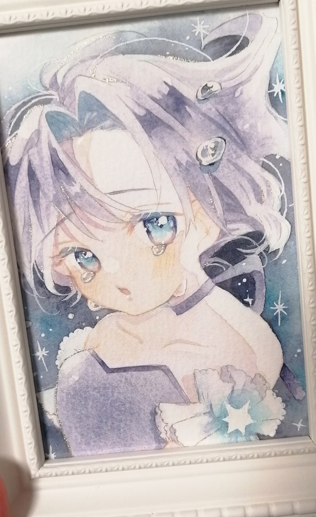 【原画】星屑に紛れて【額あり】