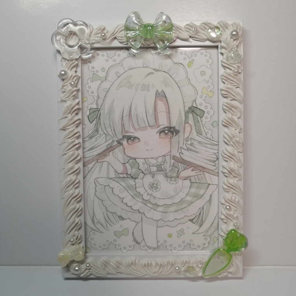 【額あり原画】お野菜メイドシリーズ