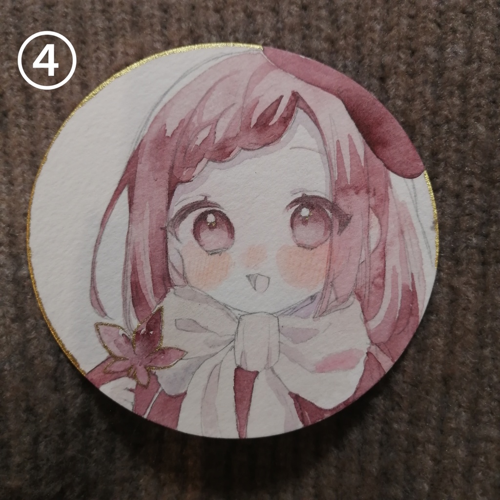 ドローイング原画 丸型