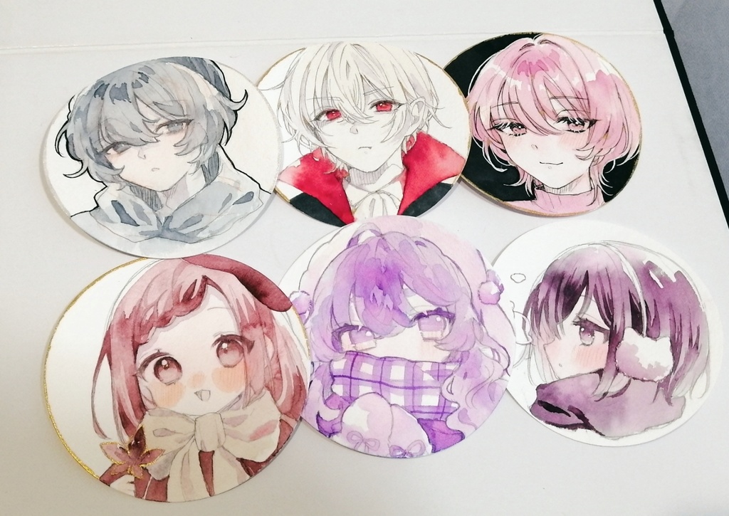 ドローイング原画 丸型