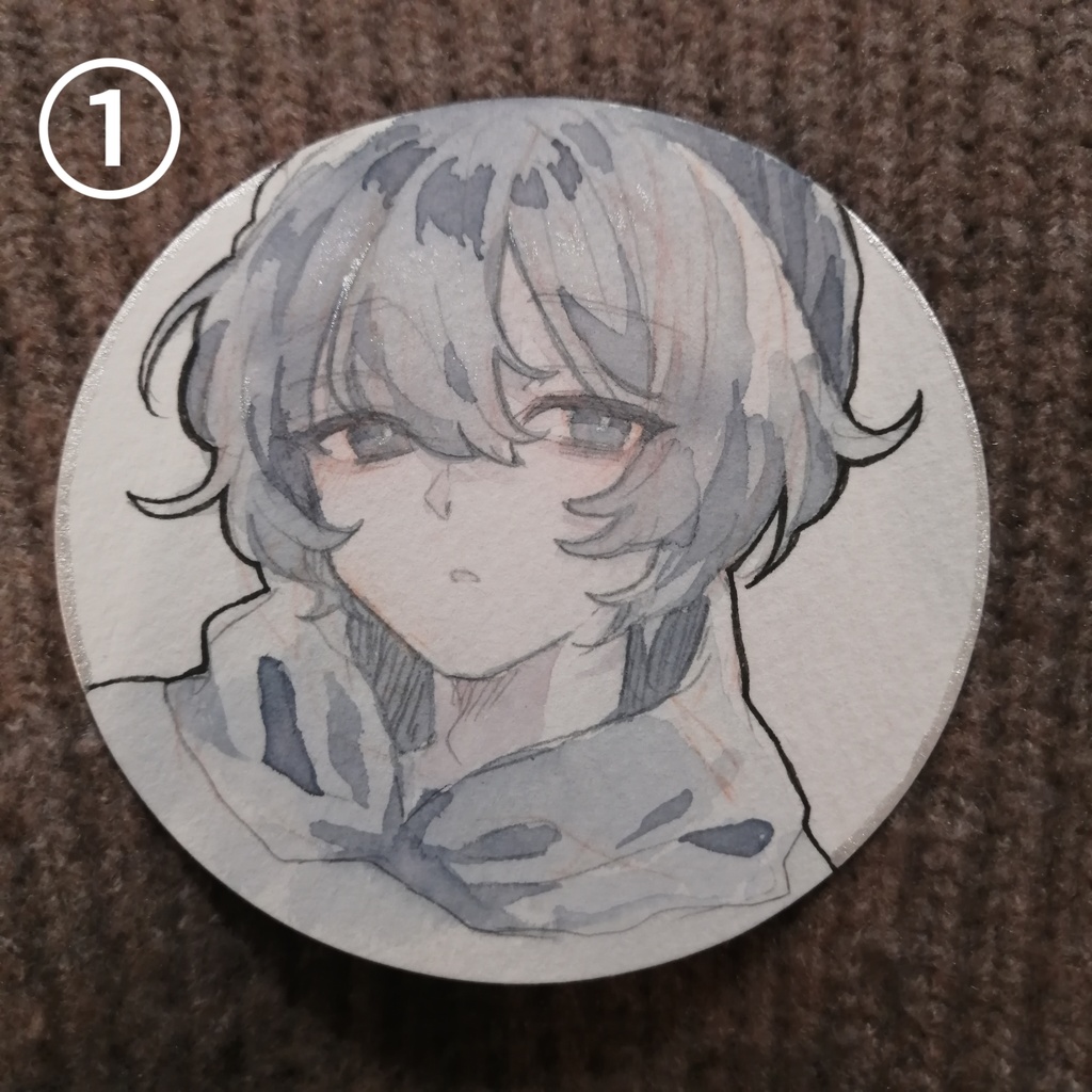 ドローイング原画 丸型