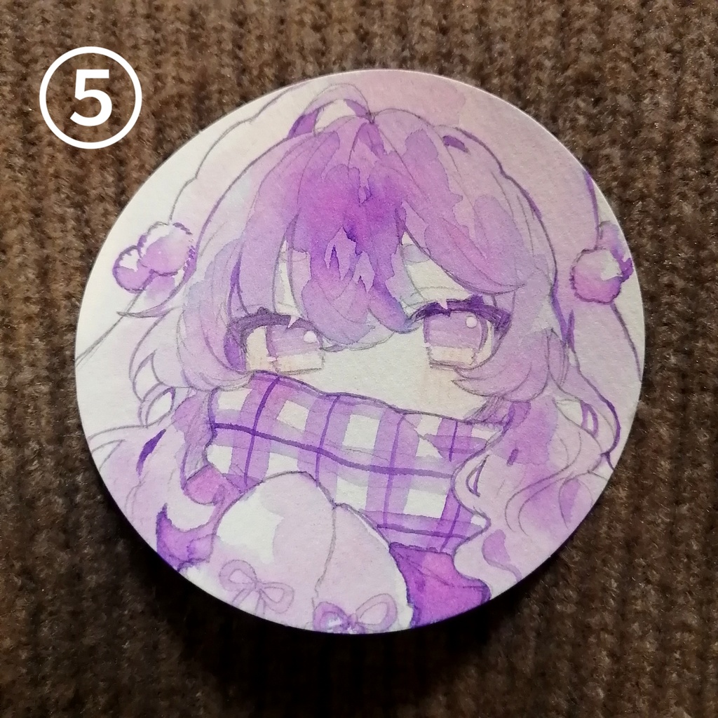 ドローイング原画 丸型