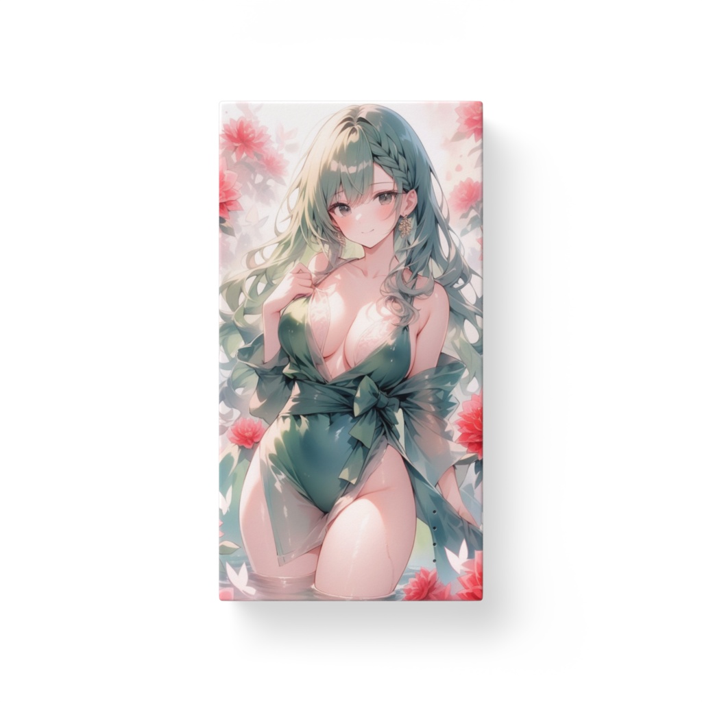 モバイルバッテリー麗奈エメラルドグリーン