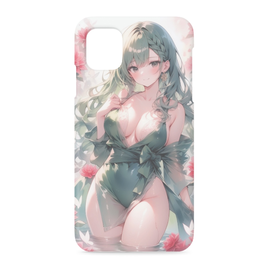iPhoneケース麗奈エメラルドグリーン iPhone 11