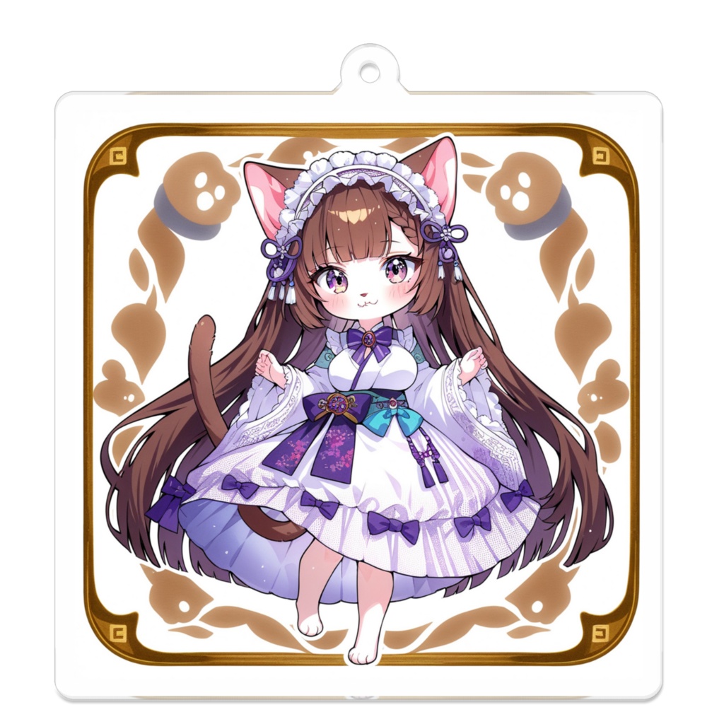 アクリルキーホルダーねこ娘