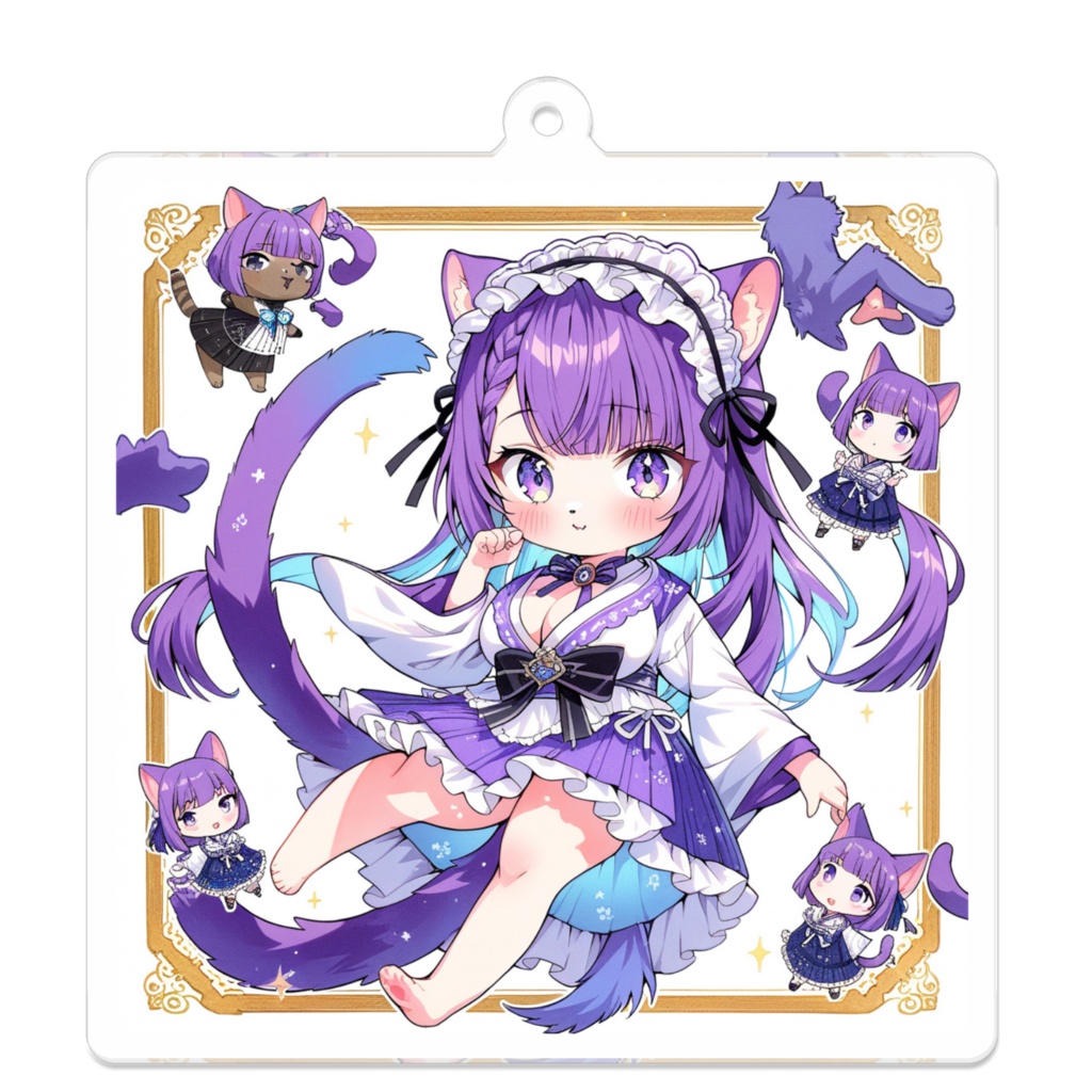 アクリルキーホルダーねこ娘
