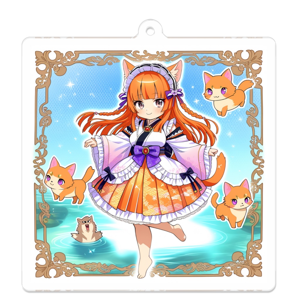 アクリルキーホルダーねこ娘