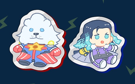 【FGO】アクリルクリップ（エジソン、テスラ）