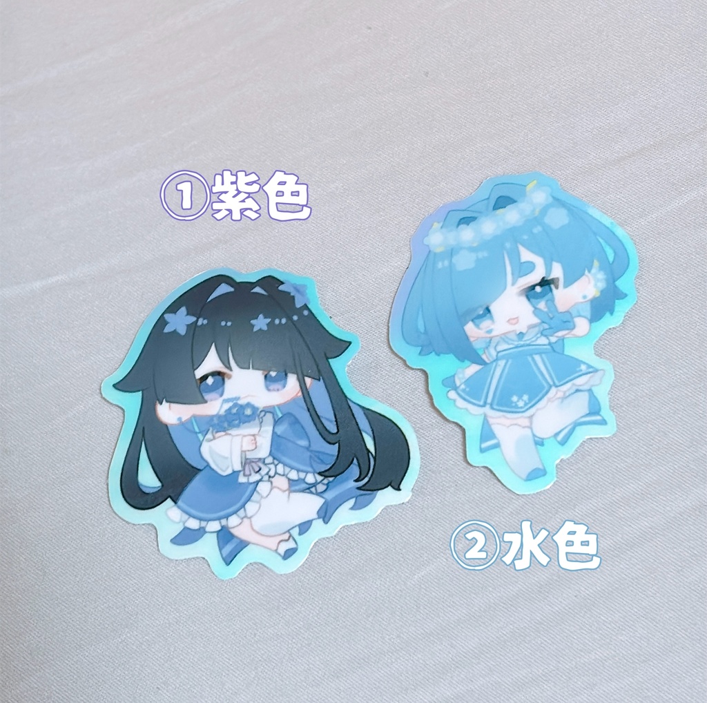 ダイカットオーロラシール(花)