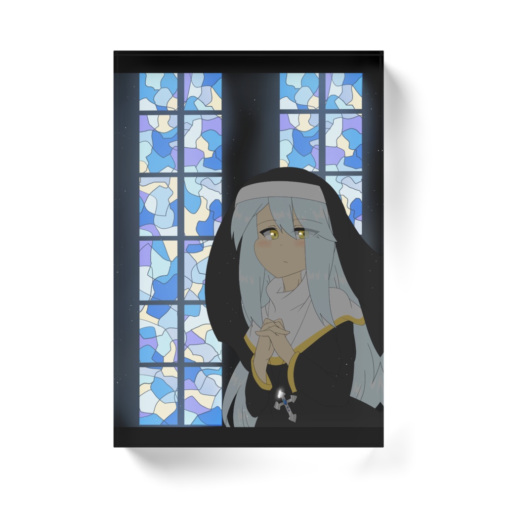 一次創作アクリルブロック