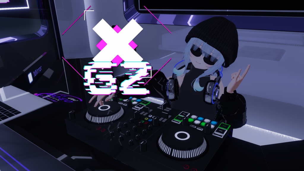 【無料アイテムforDJイベント】 GZ Official Items【VRChat想定】