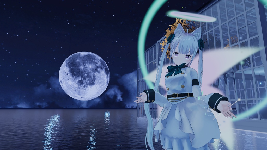 【天使アクセ】月光蝶の天使トレイル&パーティクルアクセ5点セット:Angel of Moon Light Butterfly Particle