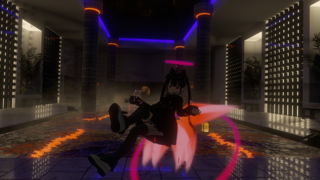 【天使アクセ】月光蝶の天使トレイル&パーティクルアクセ5点セット:Angel of Moon Light Butterfly Particle