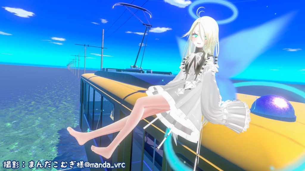 【天使アクセ】月光蝶の天使トレイル&パーティクルアクセ5点セット:Angel of Moon Light Butterfly Particle