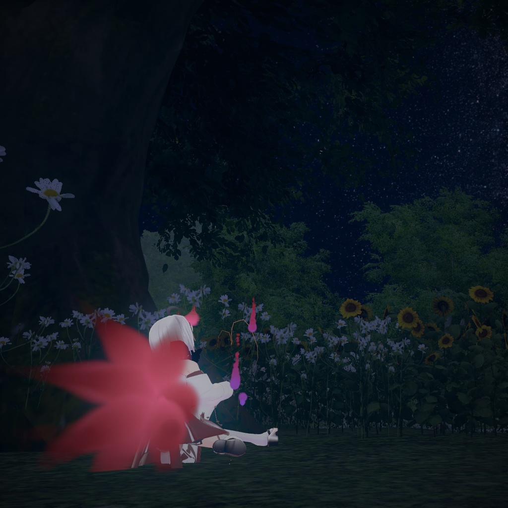 【セット版】蛍火の九尾妖狐トレイル&パーティクルアクセセット:SpilitsNineTailFox of HotaruBi Particle Accessaries