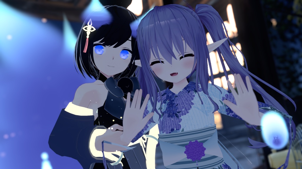 【セット版】蛍火の九尾妖狐トレイル&パーティクルアクセセット:SpilitsNineTailFox of HotaruBi Particle Accessaries