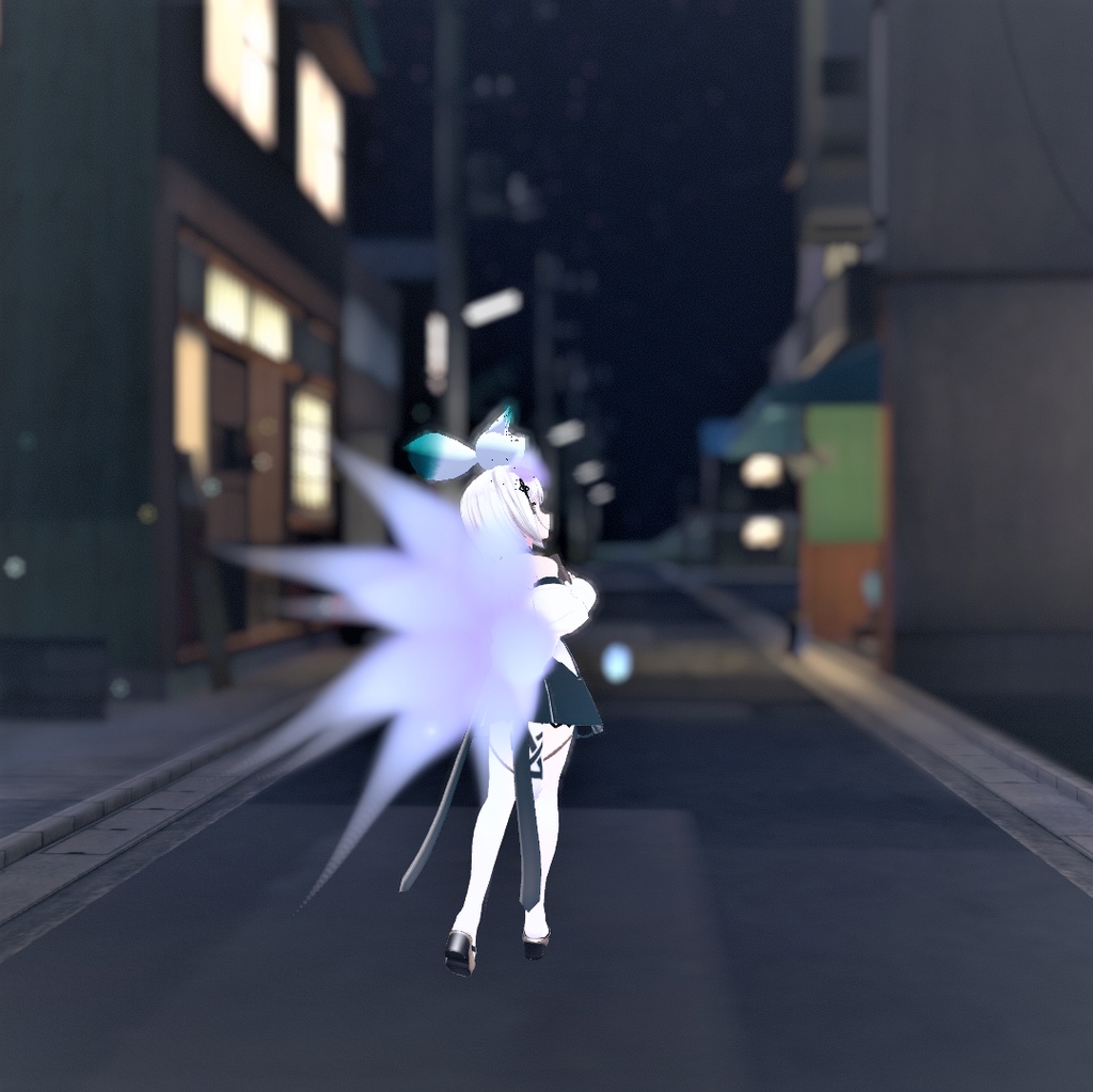 【セット版】蛍火の九尾妖狐トレイル&パーティクルアクセセット:SpilitsNineTailFox of HotaruBi Particle Accessaries