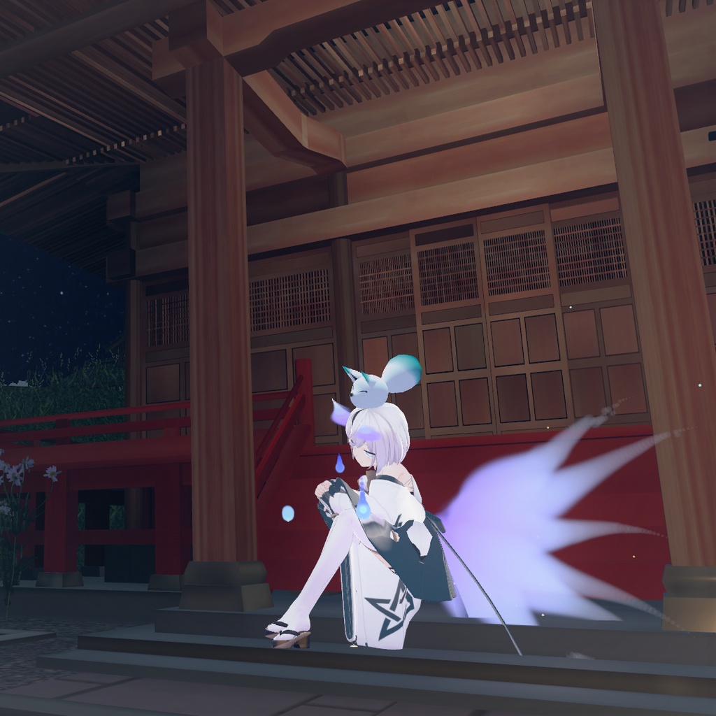 【セット版】蛍火の九尾妖狐トレイル&パーティクルアクセセット:SpilitsNineTailFox of HotaruBi Particle Accessaries