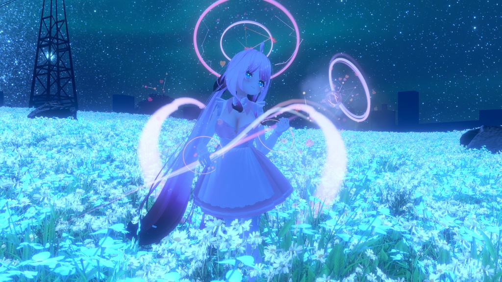 【天使アクセ】追憶の氷雪天使トレイル&パーティクルアクセセット:Angel of Crystal Memories Particle Accessaries