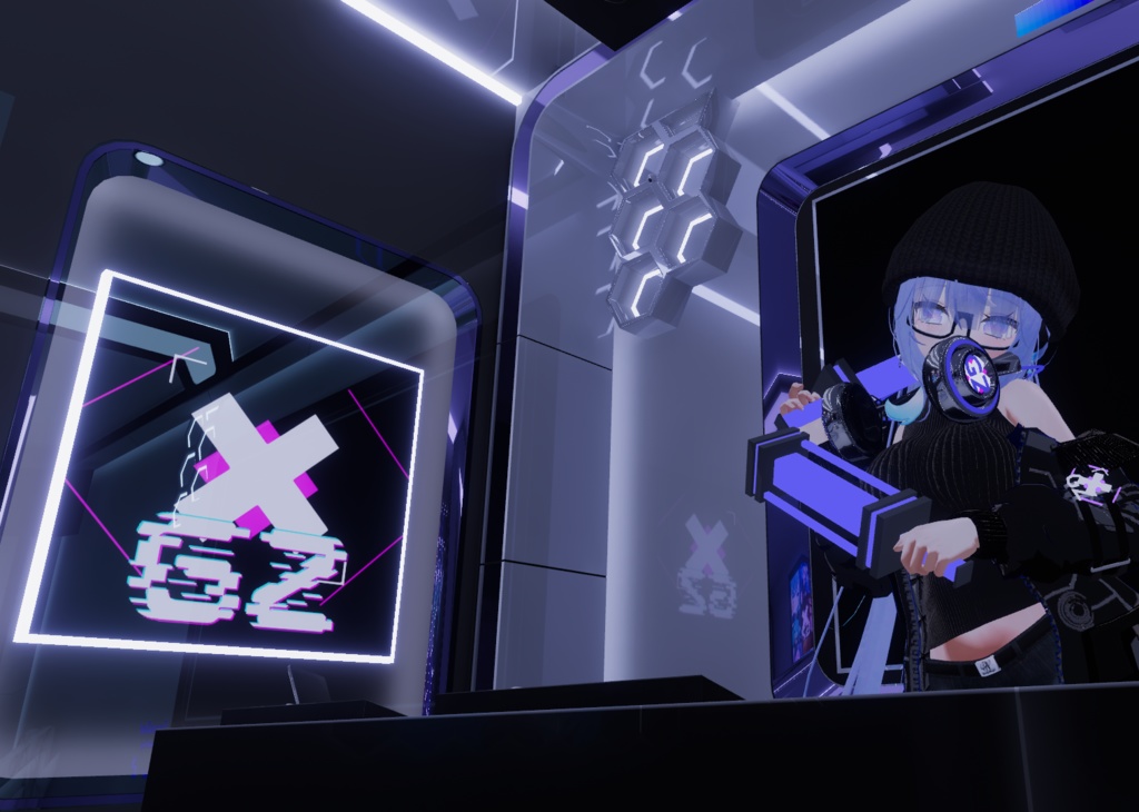【無料アイテムforDJイベント】GZ Summer 2022 Official ペンライト&リストバンド【VRChat想定】