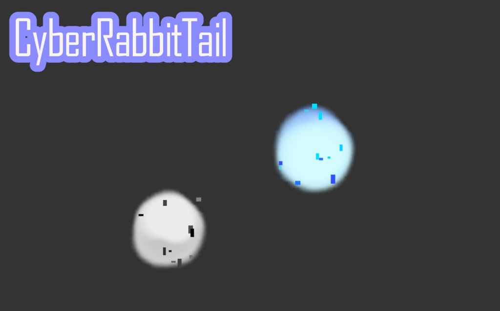 【サイバーダンスアクセ】仮想に舞う電子兎トレイル&パーティクルアクセセット:Cyber Rabbit Dance Particle Accessories