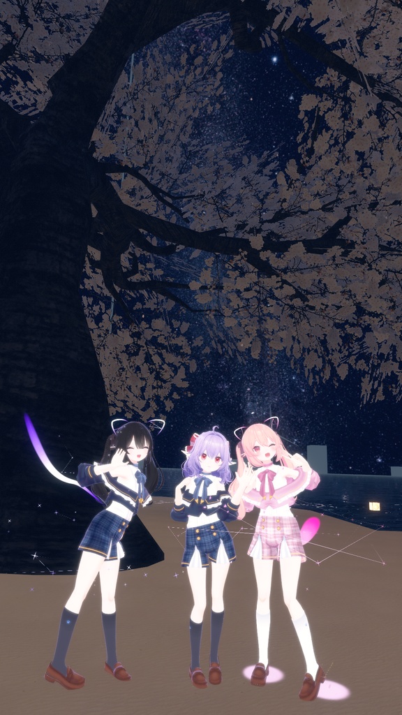 30%OFF【ねこアクセ】星をふりまくパーティクルアクセセット:邂逅夢見る星の猫 | Kitten of StarSky Particle Accessories