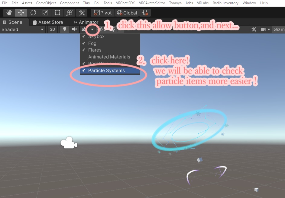 【クジラアクセ】仮想に舞う星海の鯨 トレイル&パーティクルアクセセット : Virtual Aqua Dance
