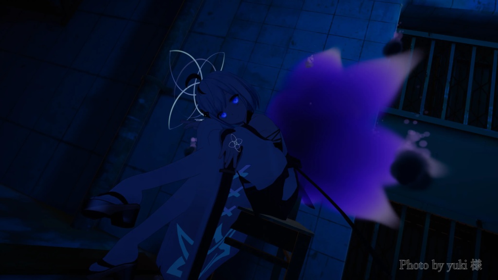 【九尾妖狐アクセ】纏い火の九尾妖狐パーティクル