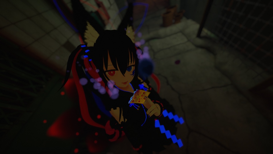 【九尾妖狐アクセ】纏い火の九尾妖狐パーティクル