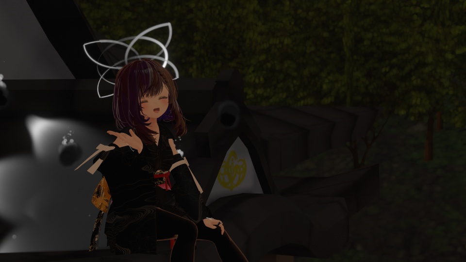 【九尾妖狐アクセ】纏い火の九尾妖狐パーティクル