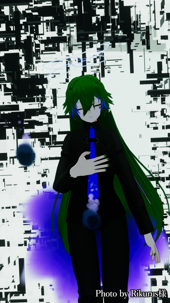 【九尾妖狐アクセ】纏い火の九尾妖狐パーティクル