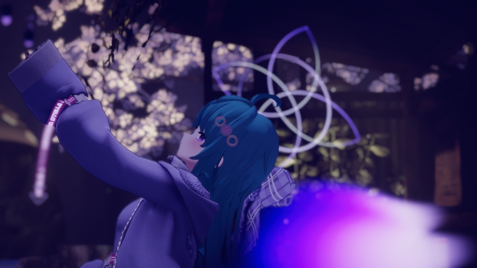 【九尾妖狐アクセ】纏い火の九尾妖狐パーティクル