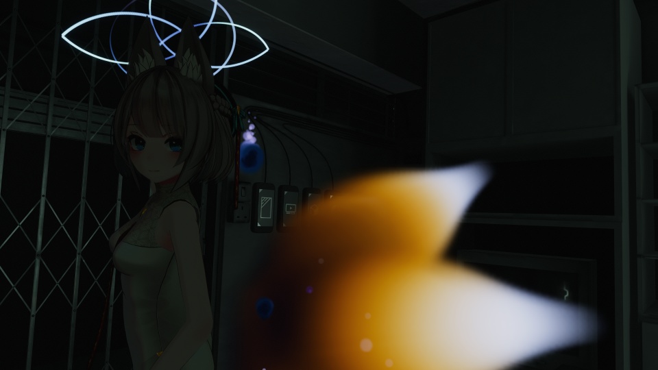 【九尾妖狐アクセ】纏い火の九尾妖狐パーティクル