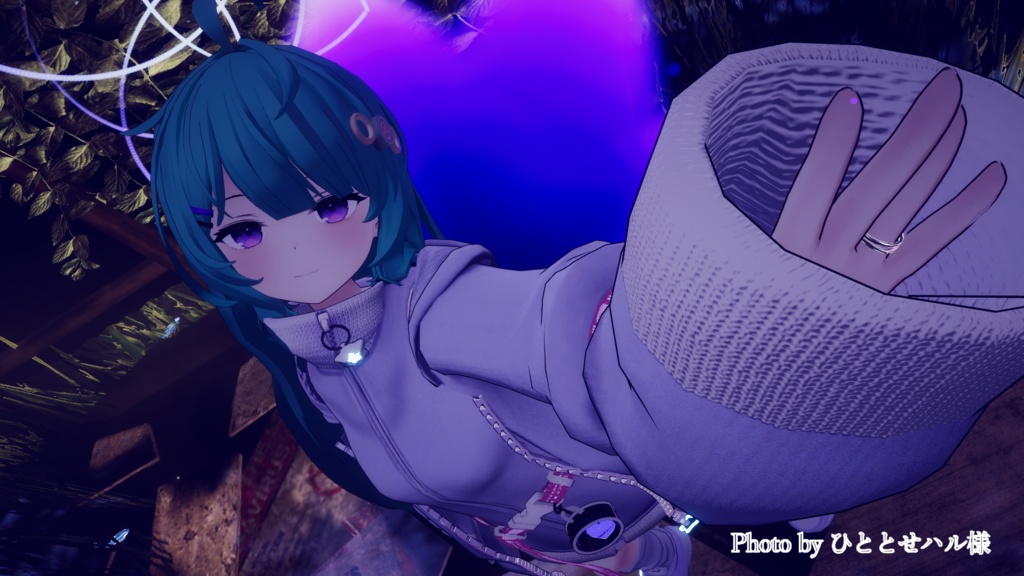 【九尾妖狐アクセ】纏い火の九尾妖狐パーティクル