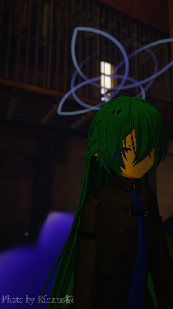 【九尾妖狐アクセ】纏い火の九尾妖狐パーティクル