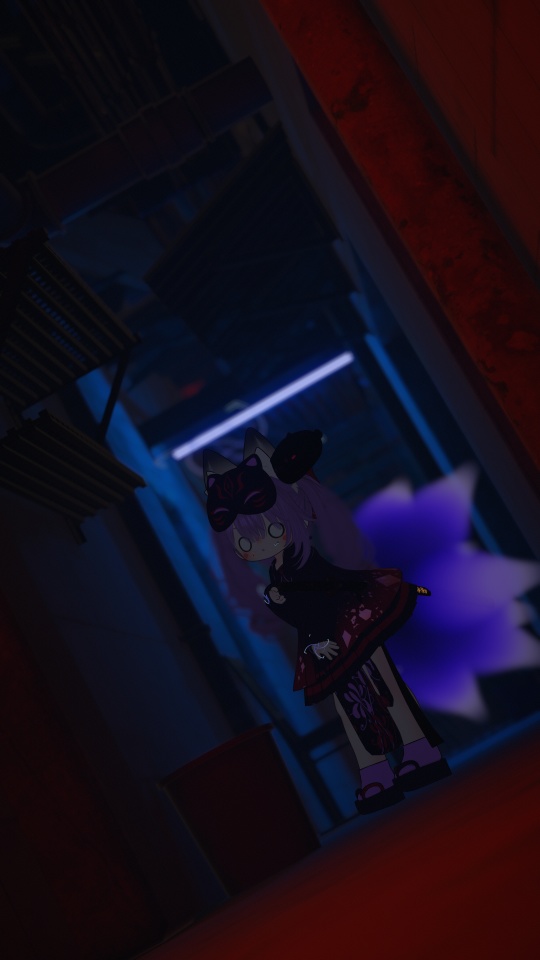 【九尾妖狐アクセ】纏い火の九尾妖狐パーティクル