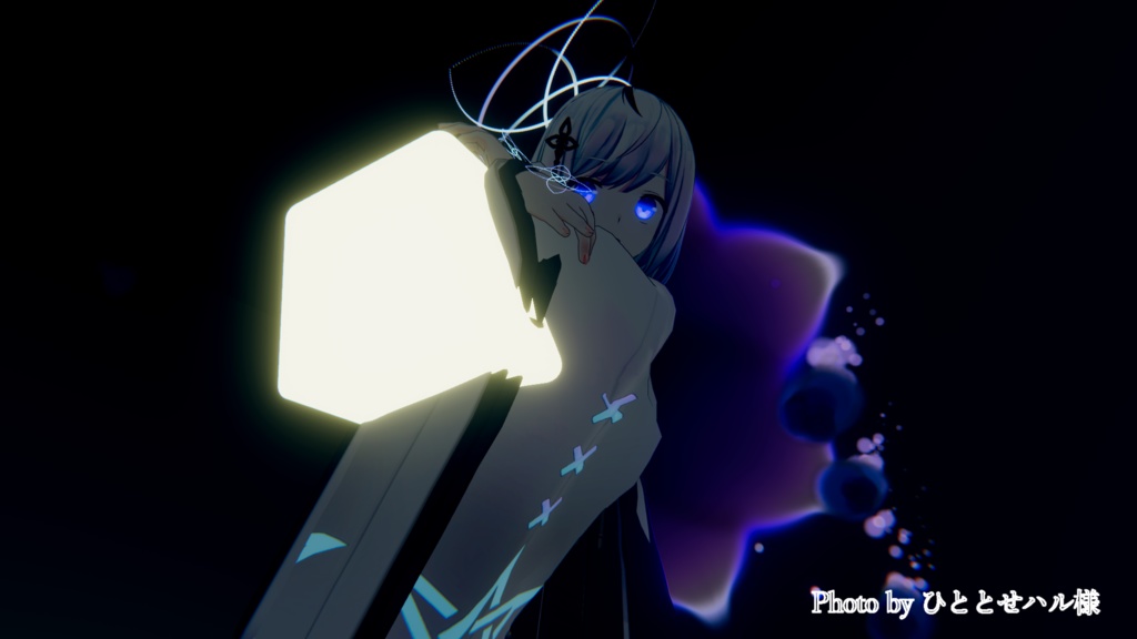 【九尾妖狐アクセ】纏い火の九尾妖狐パーティクル