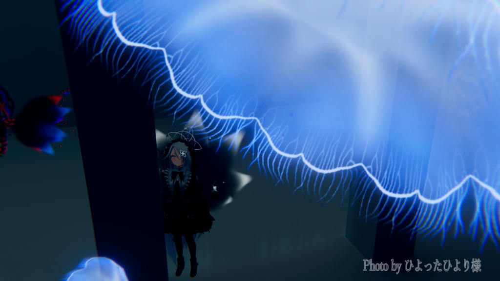 【九尾妖狐アクセ】纏い火の九尾妖狐パーティクル