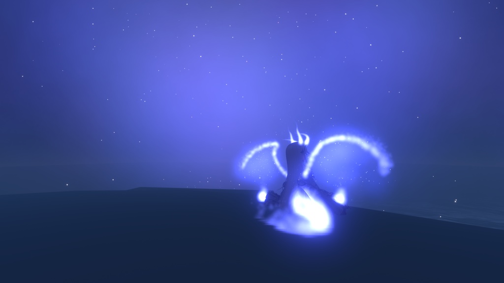 【MA対応!簡単ドラゴン変身】仮想に舞う彗星の龍 | Meteor Dragon Particle Set