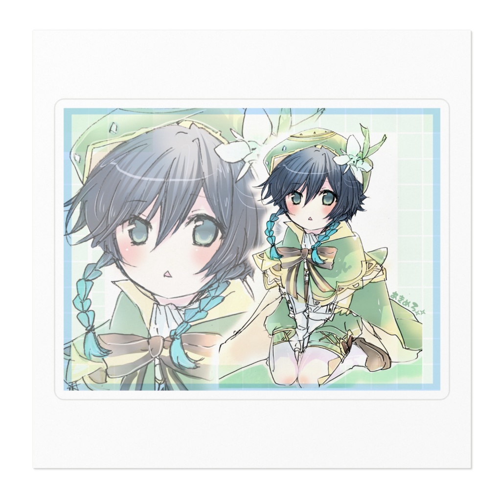 原神 ウェンティ ステッカー