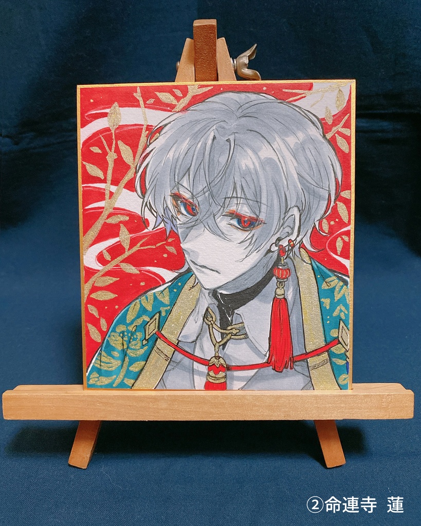 手書きミニ色紙