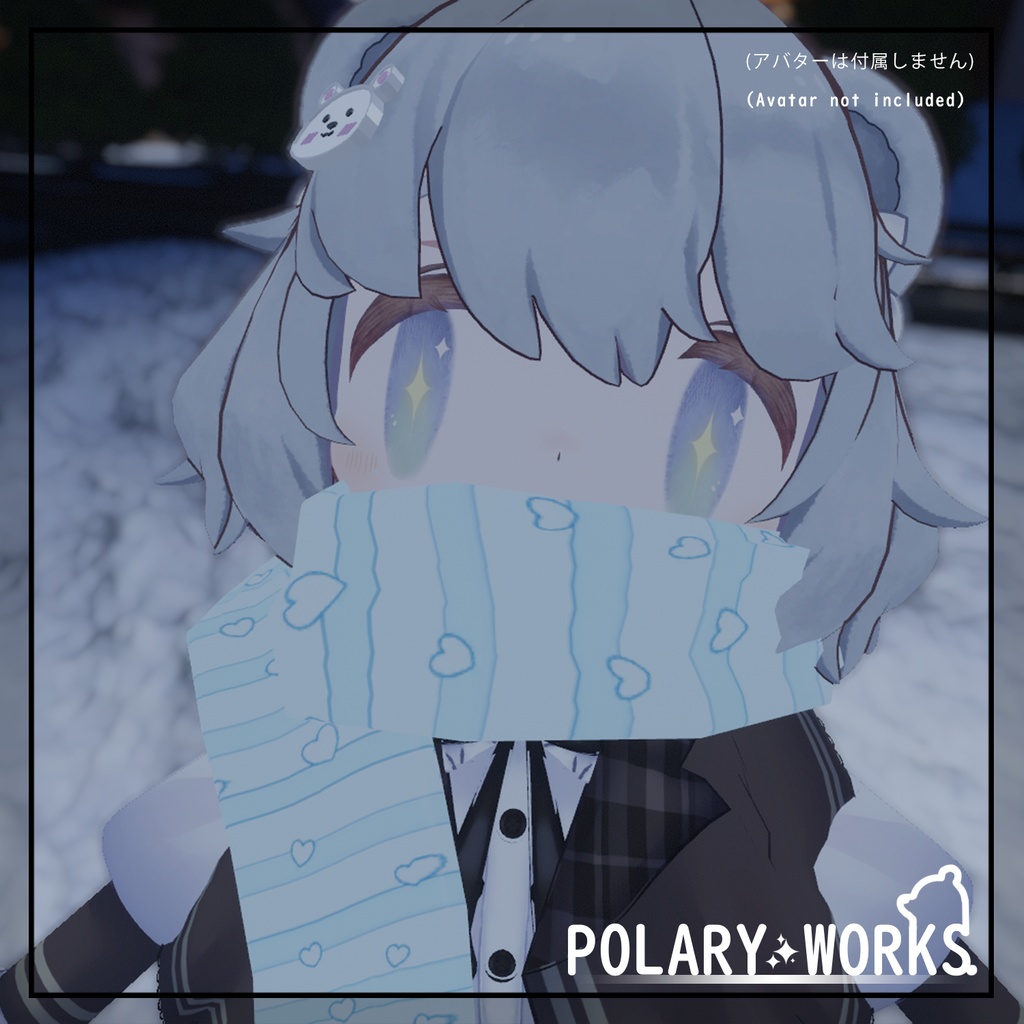 ふわふわマフラー Soft scarf