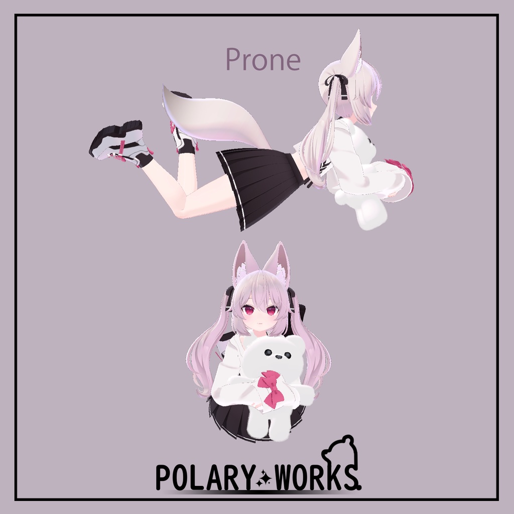 「しろもち」 + Idle/AFKモーション  「Shiromochi」+ Idle/AFK Motion