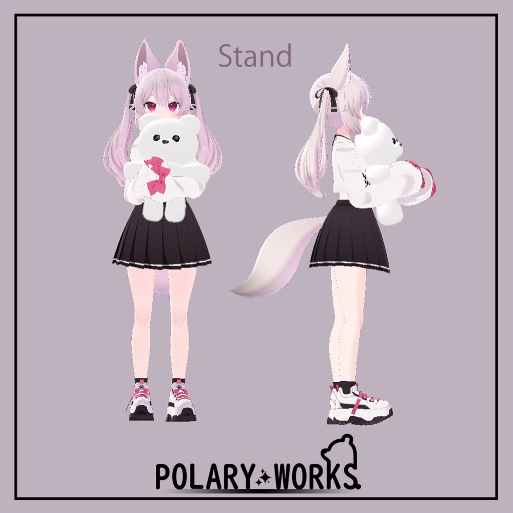 「しろもち」 + Idle/AFKモーション  「Shiromochi」+ Idle/AFK Motion