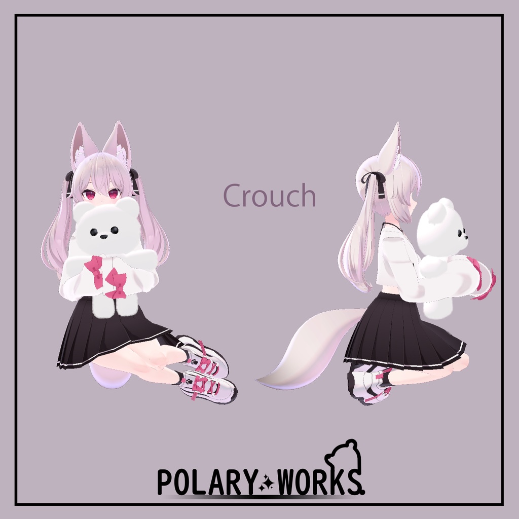 「しろもち」 + Idle/AFKモーション  「Shiromochi」+ Idle/AFK Motion