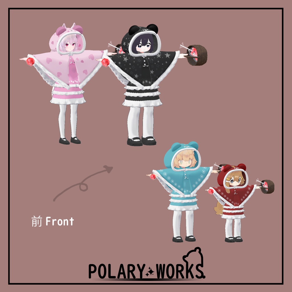 くまずきん Bear riding hood